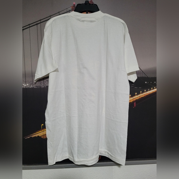 VINTAGE Men Size Large Bay Club 1994 U.S.A Soccer single stitched White Tshirt - Picture 4 of 9